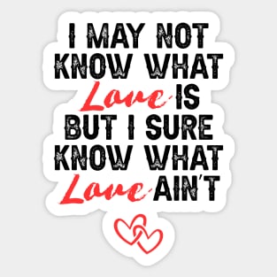 Country Love Song Lyrics Sticker